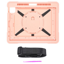 Schutzhülle in Militärqualität für iPad Air 4, stoßdämpfende Schichten mit Air Cushion Technologie, 360-Grad-Drehständer, Unterstützung in
