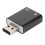 Προσαρμογέας στερεοφωνικού ήχου USB 3D, υψηλής ταχύτητας, plug and play, χωρίς πρόγραμμα 3