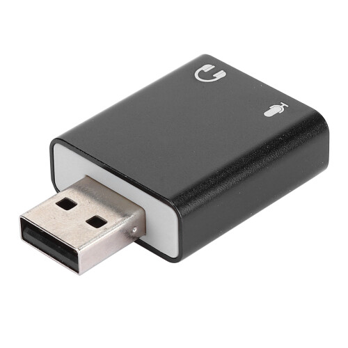 Προσαρμογέας στερεοφωνικού ήχου USB 3D, υψηλής ταχύτητας, plug and play, χωρίς πρόγραμμα 2