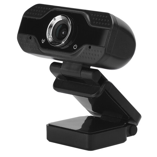 Webcam με ρυθμιζόμενη περιστροφή και ευρυγώνιο φακό 110, κάμερα web USB HD 1080P με κάλυμμα 1