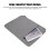 Capa protetora para monitor portátil de 15 polegadas, design elegante e minimalista com zíper de alta qualidade e material resistente à água, 6