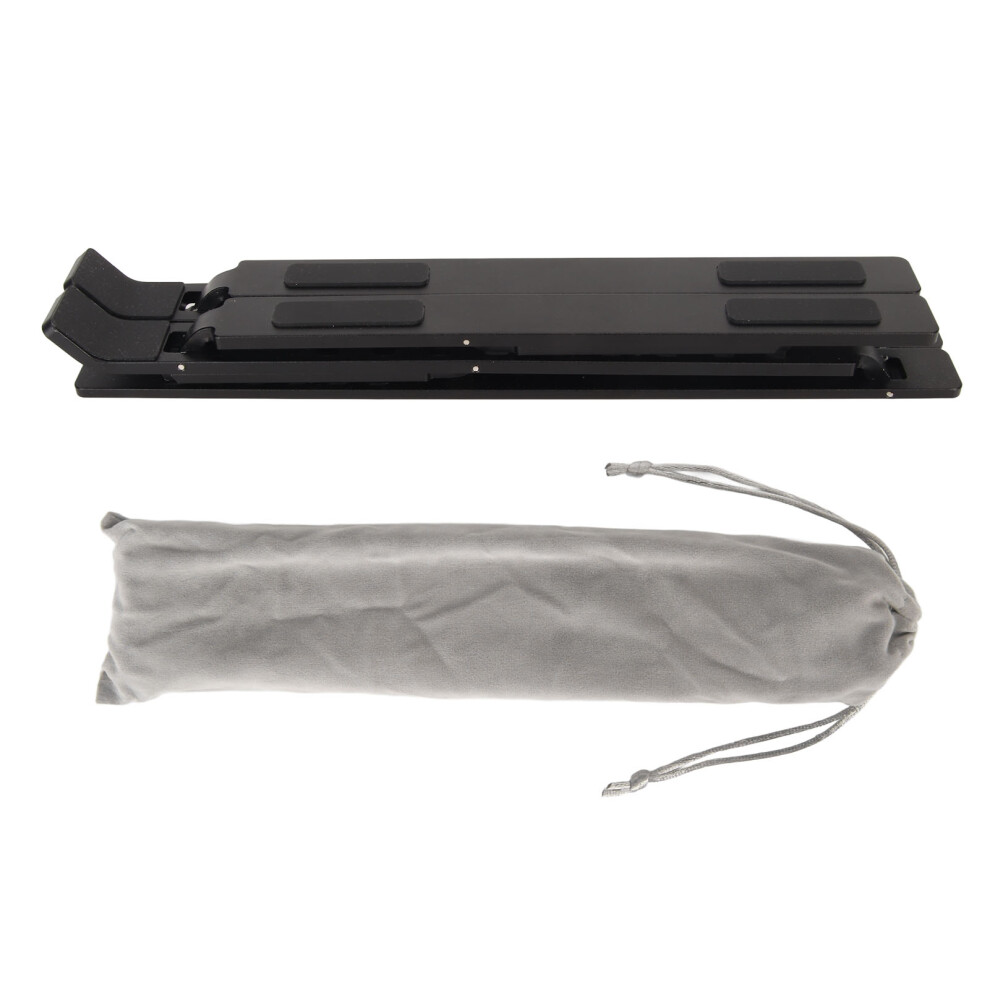 Aluminum Laptop Riser, Portable Laptop Stand For Desk Adjustable Foldable Aluminum Alloy Computer Holder With Cooling Function Compatible With Macbook 9176269531874