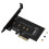 Προσαρμογέας NVMe SSD για διεπαφή PCIe, επέκταση υψηλής ταχύτητας, υποστήριξη M Key SSD, 1