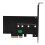 Υποστηρίζει προσαρμογέα SSD NVMe SSD, διεπαφή PCIe Plug and Play, ψύκτρα αλουμινίου, 2