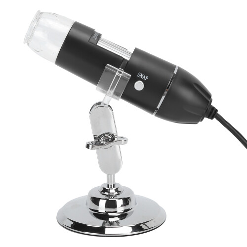 Endoscope Camera with 1600X Digital Microscope USB 2.0, Adjustable LED Lights & Rotatable Bracket Compatible for Windows Mac Linux Systems 2