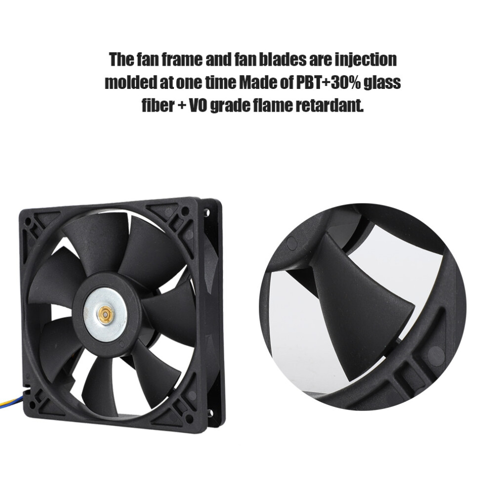 Industrial 12Cm Cooling Fan Shlf1212pheâ15 12V 0.8A 3000 Rpm 110 Cfm 6941382889286
