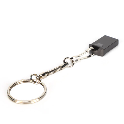 Συμπαγής μονάδα flash USB Μεταλλική μονάδα flash USB2.0 Plug and Play Εύχρηστη σχεδίαση με οπή 2