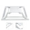 Suporte portátil ergonômico em alumínio para laptops de 11 a 17 polegadas, com altura ajustável e base de silicone antiderrapante para maior 2