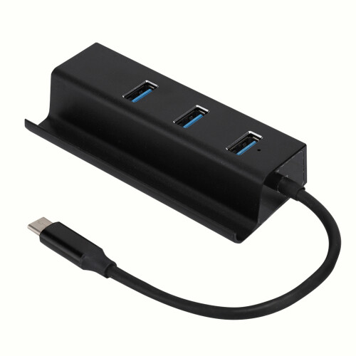 USB C σε USB3.0Hub Gigabit Ethernet, Γρήγορος προσαρμογέας Ethernet με περίβλημα από κράμα 1