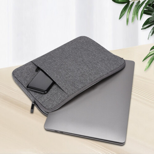 Bolsa portátil para armazenamento de laptops de até 11 polegadas, com capa ultrafina, almofada acolchoada e interior macio para uso diário. 1