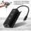 Διανομέας USB με θύρα Ethernet Gigabit Speed, USB C σε USB 3.0 Γρήγορη διασύνδεση δικτύου 7