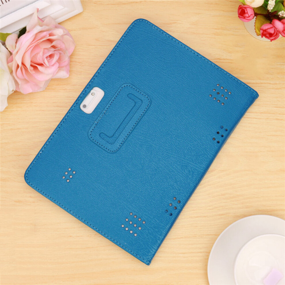 Pu Leather Folio Cover For Android Tablet, Slim Design Lightweight Case With Multiple Viewing Adjustable Angles And Accurate Hole Cutting 9147006751763