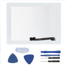 Digitizer Replacement Kit iPad 4 Touch Screen Replacement Parts Professional Tool Kit Front Panel Assembly With Home Button Camera Bracket Preinstalle