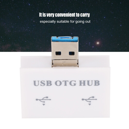 Διαχωριστής USB Plug and Play2Port με δύο θύρες USB, μικρές και φορητές, υψηλής ποιότητας 2