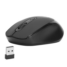Plug and Play Wireless Mouse for Desktop Notebook, Ergonomic Silent Click Mouse with 2.4GHz Connection Adjustable DPI for Gaming Leisure Entertainment