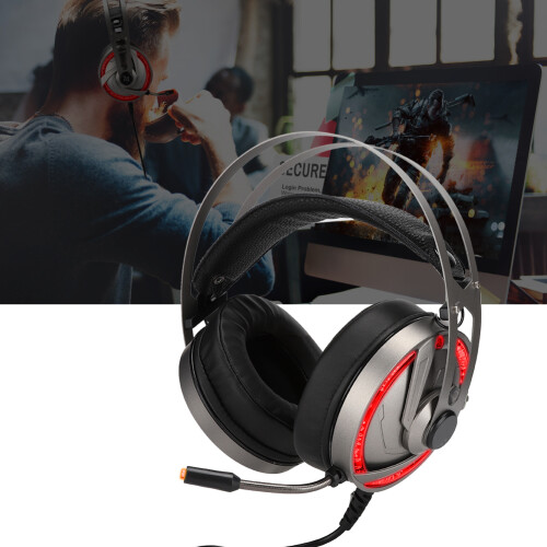 Ακουστικά Gaming Over Ear χαμηλής συχνότητας με ανεξάρτητο μικρόφωνο, ρυθμιζόμενο 2