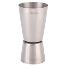 Boaby Bar Measuring Cup 304 Stainless Steel Wine Tool Measuring Cup Double Cocktail Jigger for Bar(40/20cc)