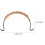 Teapot Handle Household Kettle Retro Decor Iron Suede 2