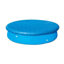 12ft Round Solar Pool Cover, 12-Foot Easy Set Pool Cover Bubble wrap Frame Pools Protector Above Ground Swimming Pool Protection Cover