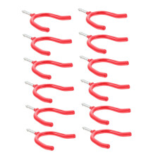 12 Pack Heavy Duty Garage Wall Hooks Steel Vinyl Tool Hangers for Mops Drills Bags Garden Storage
