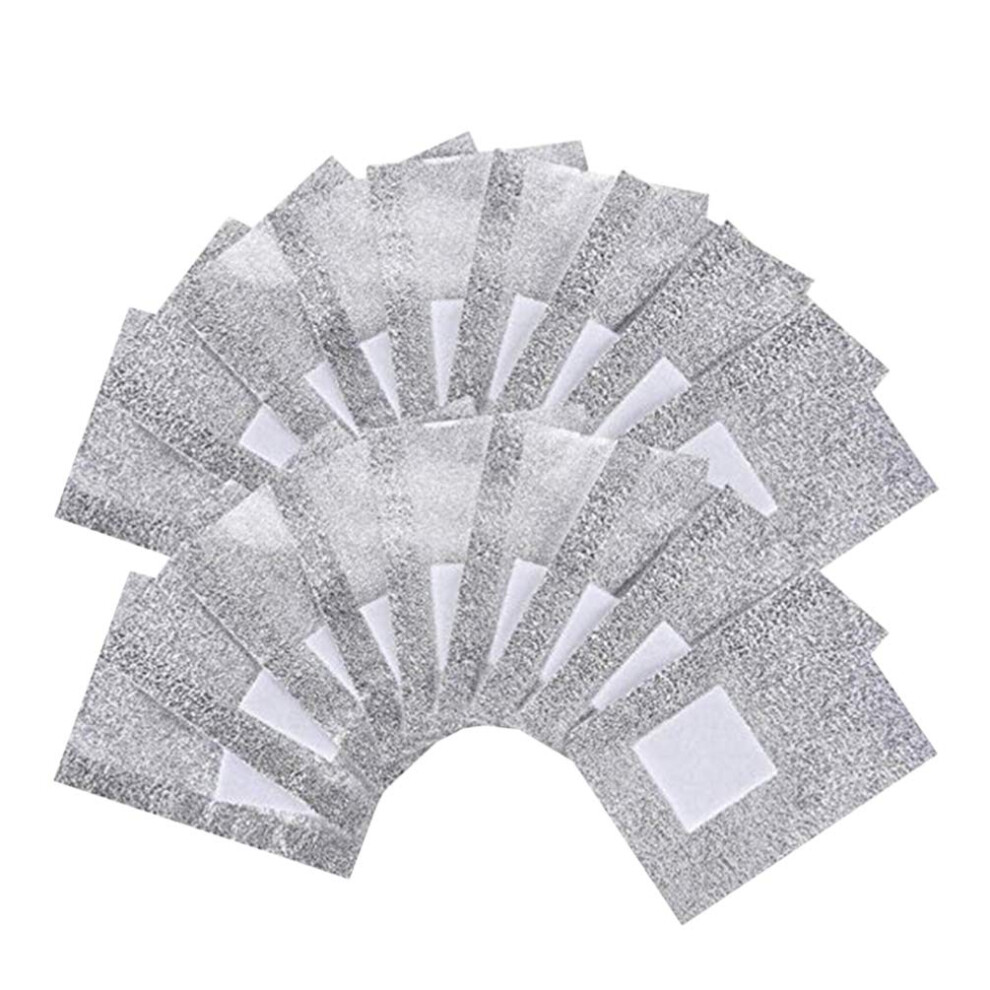 Gel Nail Polish Remover Wraps 200pcs Foil Pads for Faster Mess Salon Gel Removal