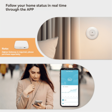 Capteur de luminosité intelligent Tuya Zigbee : détection de l'éclairement, domotique, détecteur pour maison connectée, contrôle via