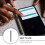 Set di 3 penne stilo 2 in 1 per touchscreen, universali, magnetiche e capacitive, per tablet. 3
