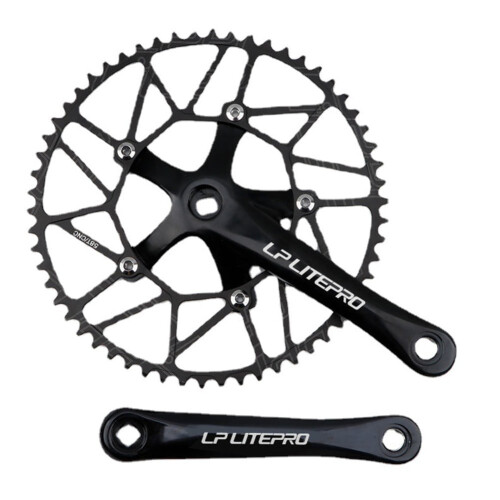 Litepro Ultralight Hollow130BCD50-58t δισκοβραχίονας ποδηλάτου με αλυσίδα 170 χιλιοστών