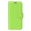 Capa para Google Pixel 9a em couro verde lichia 5