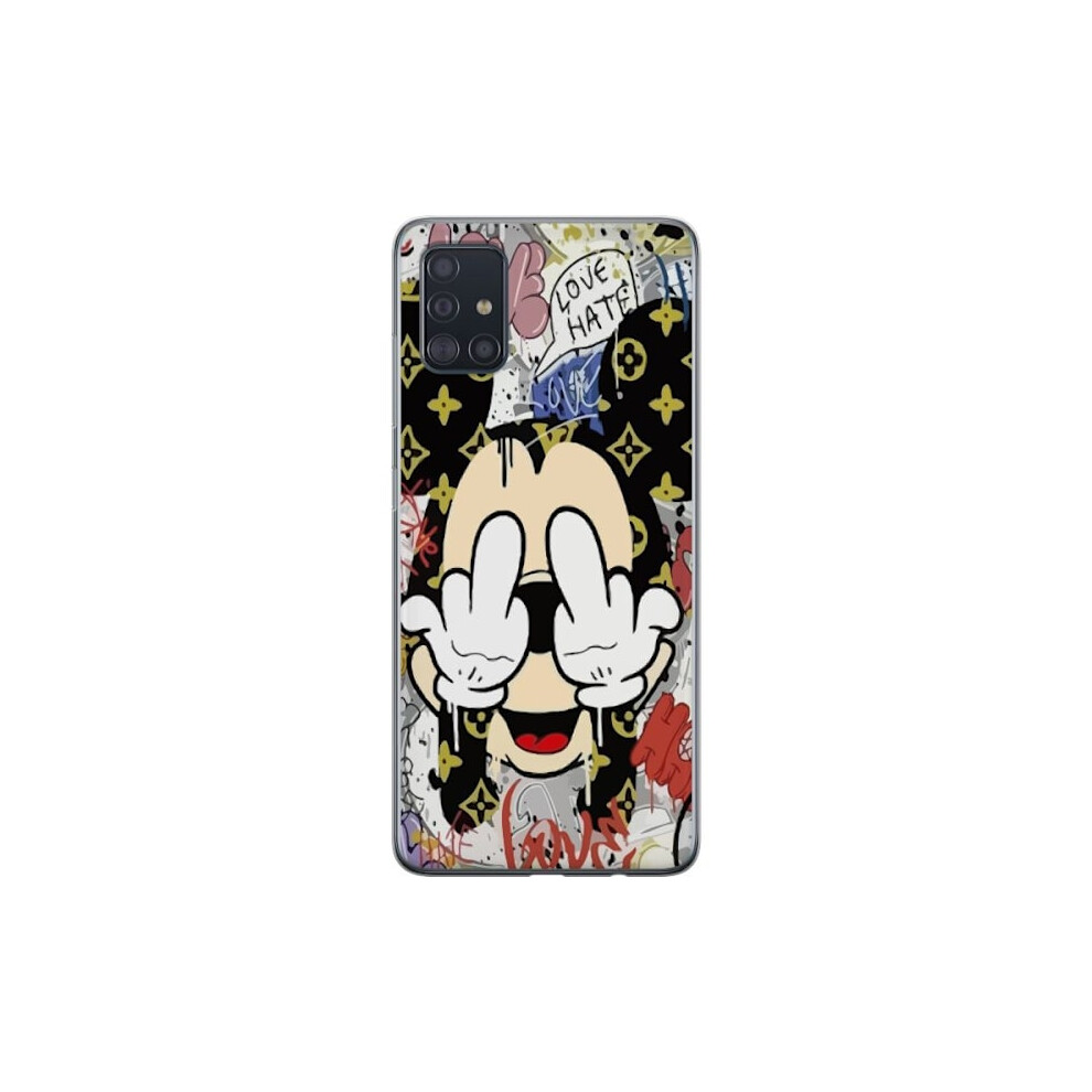 Compatible With Samsung Galaxy A51 Transparent Case Mickey Mouse Lv 9009791344905