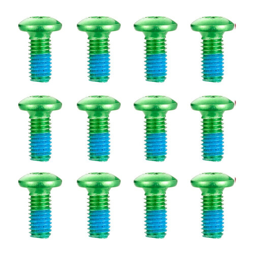 12 τεμάχια/σε κουτί Δισκόφρενο ποδηλάτου M5x10mm για βίδες ROTOR T25Torx για βίδες ROTOR