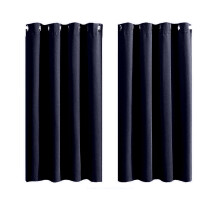 Rideaux occultants thermiques isolants WRXMIJNHGSA pour salon, couleur bleu clair, rideau de douche, rideau de séparation de salle de bain, sans