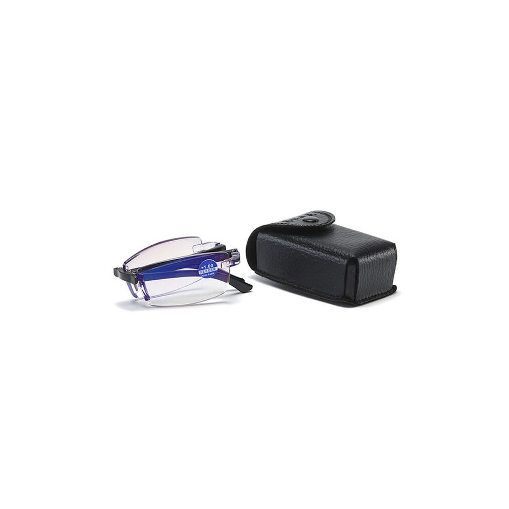Black Foldable Reading Glasses Glasses Strength 250 Strength 250