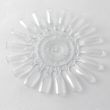 Round sample map / display with tips in plexiglass Transparent