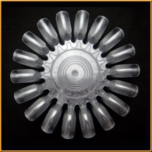 Round sample map / display with tips in plexiglass Transparent 1