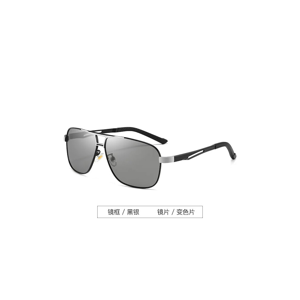Top Aluminum Magnesium Square Polarized Photochromic Sunglasses Men Sunglasses Military Safety Driving Oculos De Sol Masculino Sliverchange 9104538838799