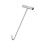 kowaku Manhole Hook Tool Single Hooks Pull Heavy Lid Pull Tool Manhole Covers Drain Covers Well Lid Opener Hook Versatile Lifting Hooks , 40CM 1