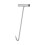 kowaku Manhole Hook Tool Single Hooks Pull Heavy Lid Pull Tool Manhole Covers Drain Covers Well Lid Opener Hook Versatile Lifting Hooks , 40CM 7