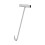 kowaku Manhole Hook Tool Single Hooks Pull Heavy Lid Pull Tool Manhole Covers Drain Covers Well Lid Opener Hook Versatile Lifting Hooks , 40CM 3