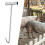 kowaku Manhole Hook Tool Single Hooks Pull Heavy Lid Pull Tool Manhole Covers Drain Covers Well Lid Opener Hook Versatile Lifting Hooks , 40CM 5