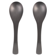 Practical Breakfast Spoons Porridge 304 Stainless Steel Mixing Coffee Stir Multifunction Toddler Child 2 Pcs