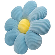 Winyuyby Home Decor - Decorative Pillows, Flower Throw Pillow for Living Room, Kids Room, Car, Bedroom Blue