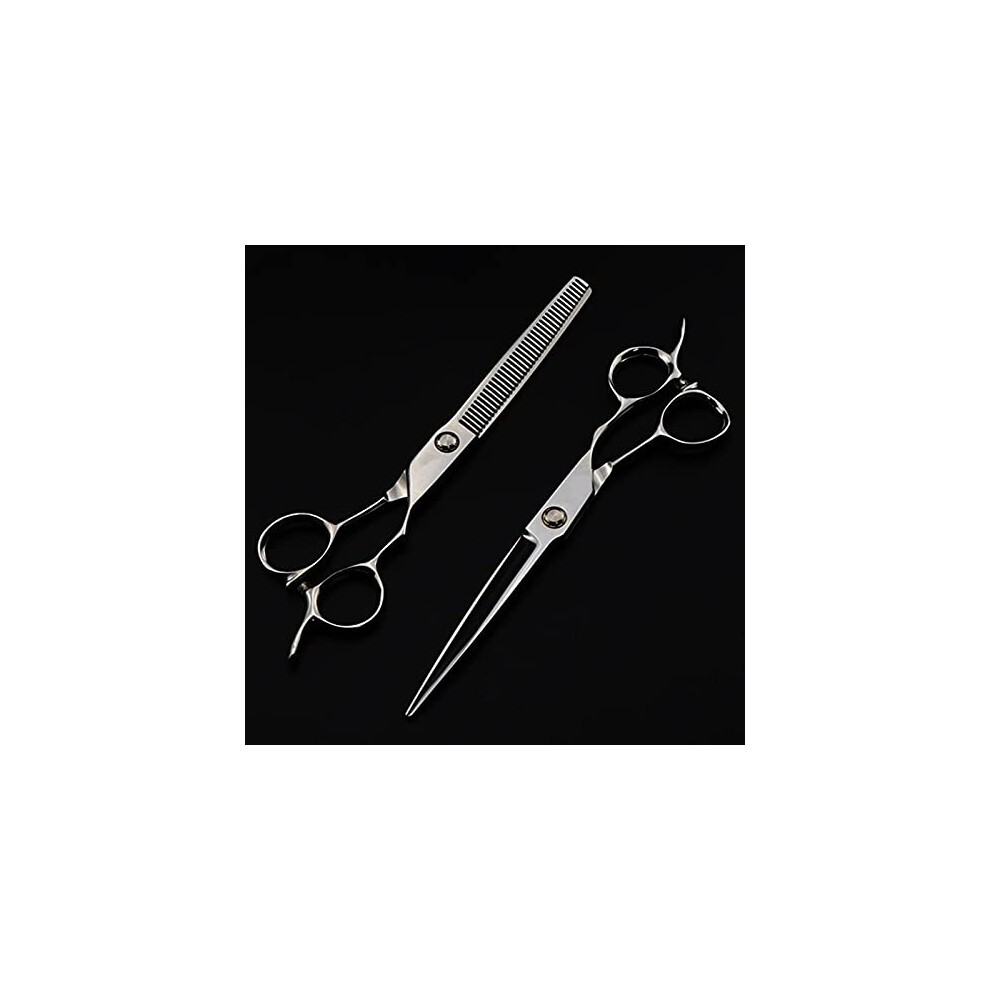 Hair Cutting Scissors 6 Inch Professional Japanese Steel Barber Scissors Set with Sharp Blades