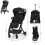 Baby Stroller One-Hand Folding Pushchair With Adjustable Backrest UK 8