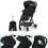 Baby Stroller One-Hand Folding Pushchair With Adjustable Backrest UK 6