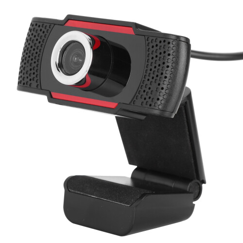 Webcam With Microphone High Compatibility Plug And Play USB HD Webcam For Online Learning And Gaming Auto Low Light Correction Wide View Angle Built 1
