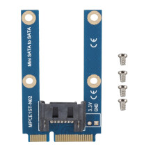 SATA III-adapter, compatibel met NVMe SSD's, mini PCIe naar SATA-converter met betrouwbare verbinding voor systeemupgrades.