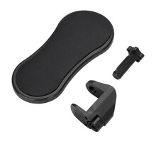 Muispolssteun voor computerbureau: ergonomische, verstelbare armsteun met verkoelende gel-inzetstuk dat de bloedsomloop bevordert en de spieren