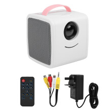 Mini Portable Projector Supports 1080P And Auto Keystone Dual Band WiFi Eye Protection Design Wireless Screen Casting Function For Home Theater Outdoo
