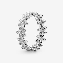 Princess Crown Tiara 925 Sterling Silver with Sparkling Crystal Detailing for Wedding or Prom